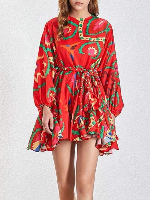 SONNY Mini Dress in Red