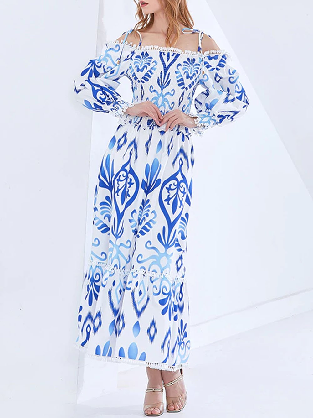 NORAH Print Maxi Dress