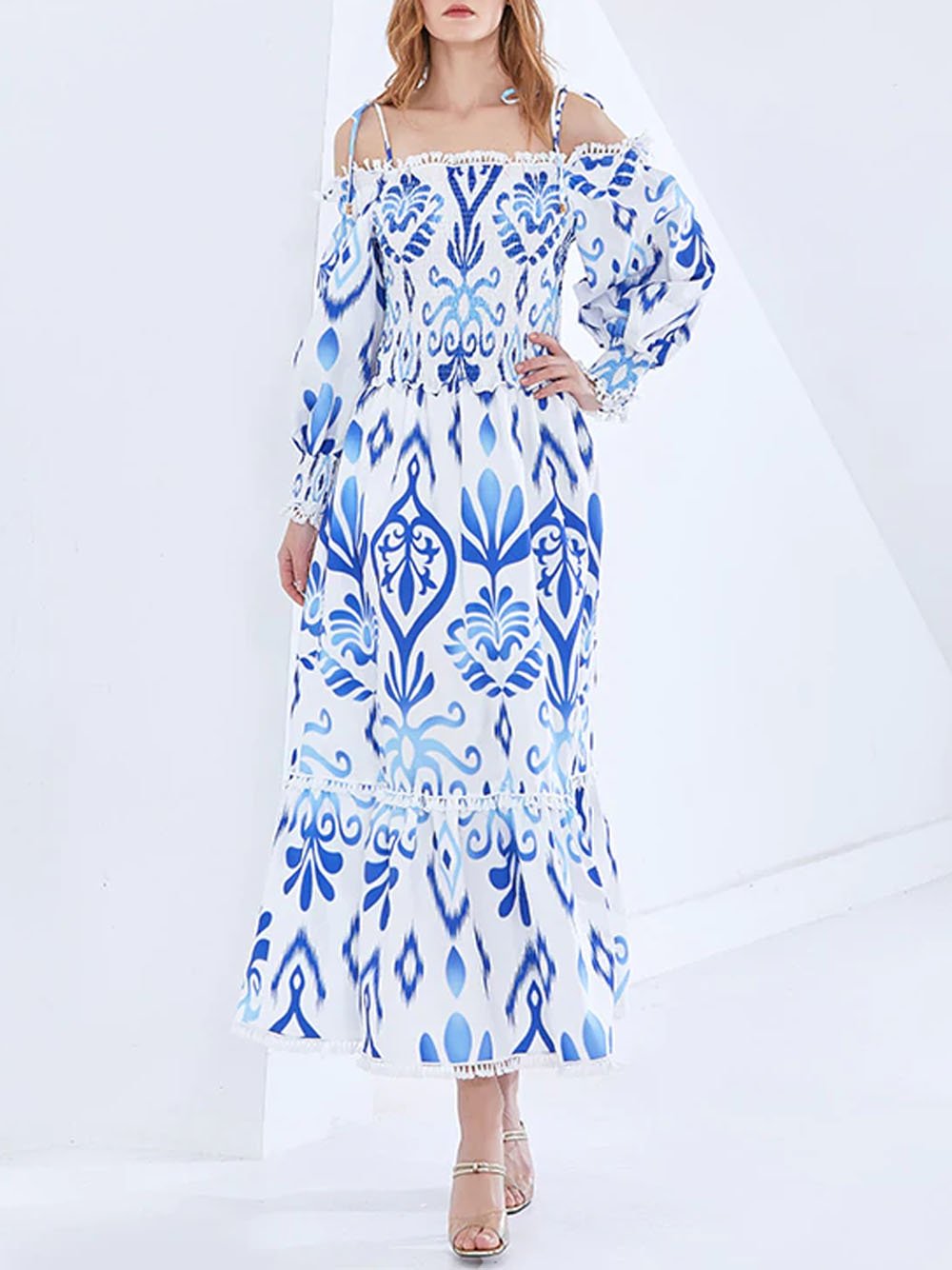 NORAH Print Maxi Dress