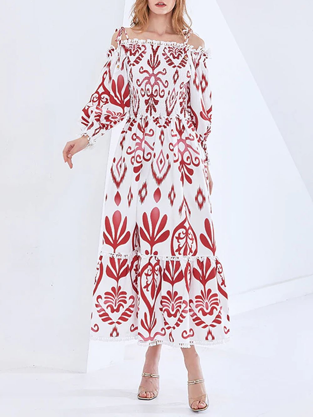 NORAH Print Maxi Dress