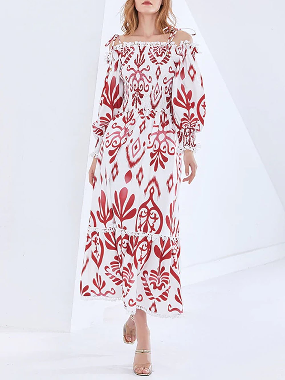 NORAH Print Maxi Dress