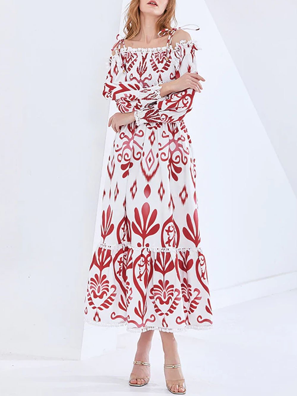 NORAH Print Maxi Dress