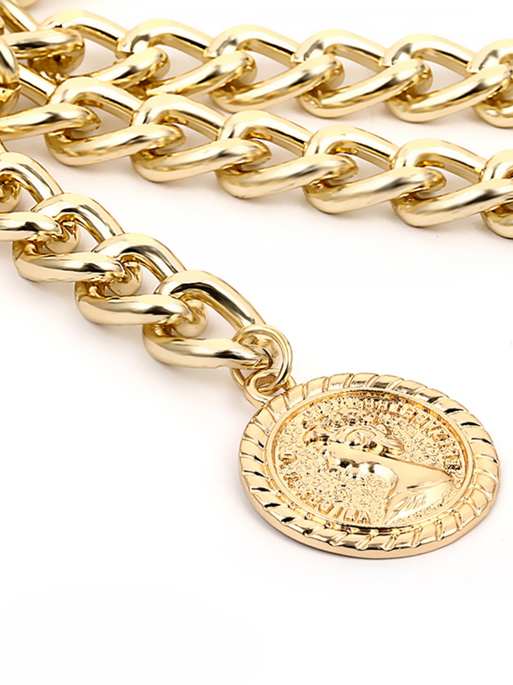 Golden Coin Waist Belt