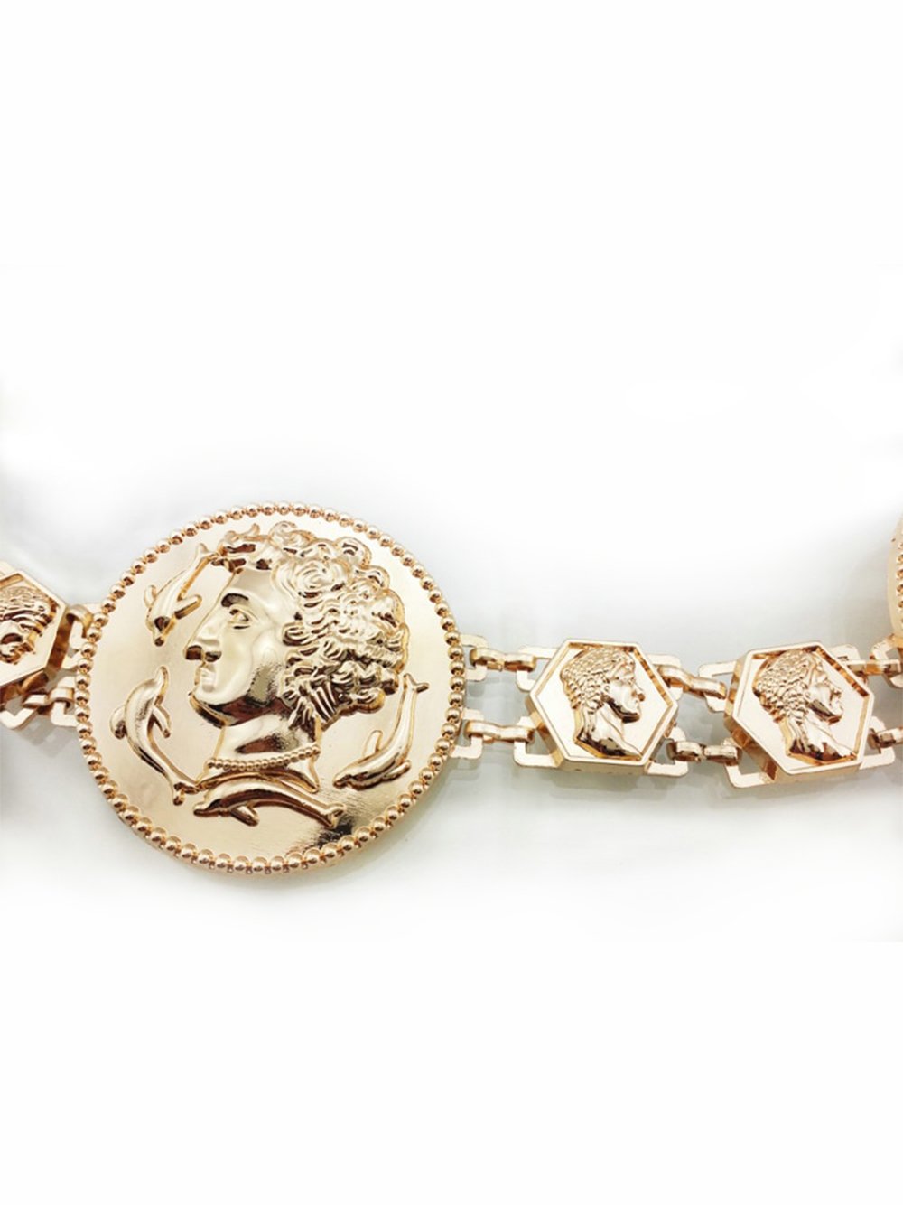 Golden Coin Waist Belt
