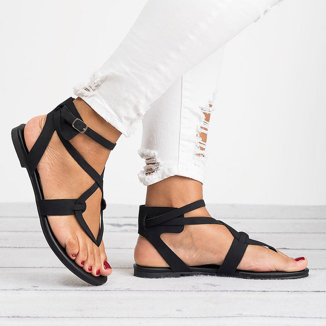 Criss Cross Strappy Sandal