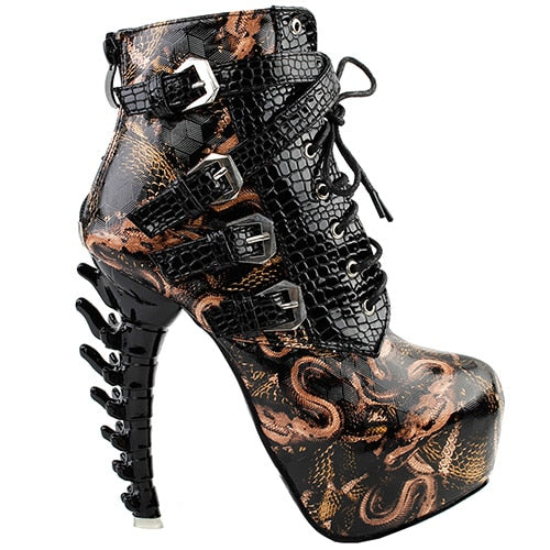 Devil In The Night Ankle Boots