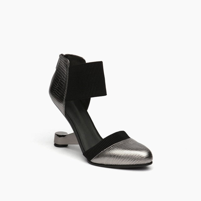 Count On Me Ankle Strap Heels