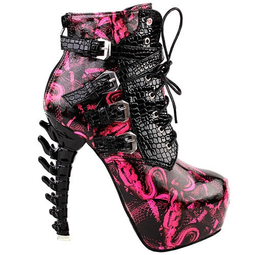 Devil In The Night Ankle Boots
