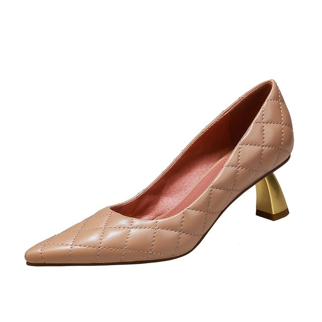 Everlasting Beauty Genuine Leather Pump Shoes