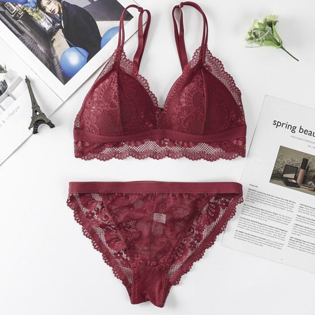 The Flower that Resembles You Bra Sets